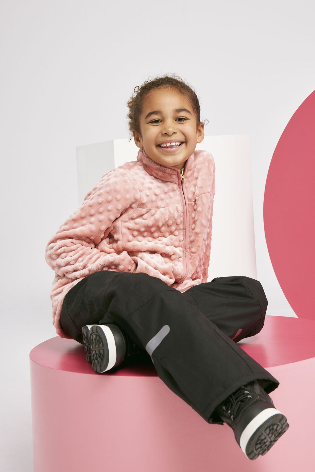 Petite Chérie Atelier Ella Fleecetrøje, Mellow Rose