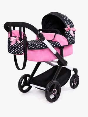 Bayer Design Xeo Dukkevogn, Sort/Lyserød