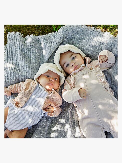 Elodie Soft Cotton Tæppe 120x70, Free Bird