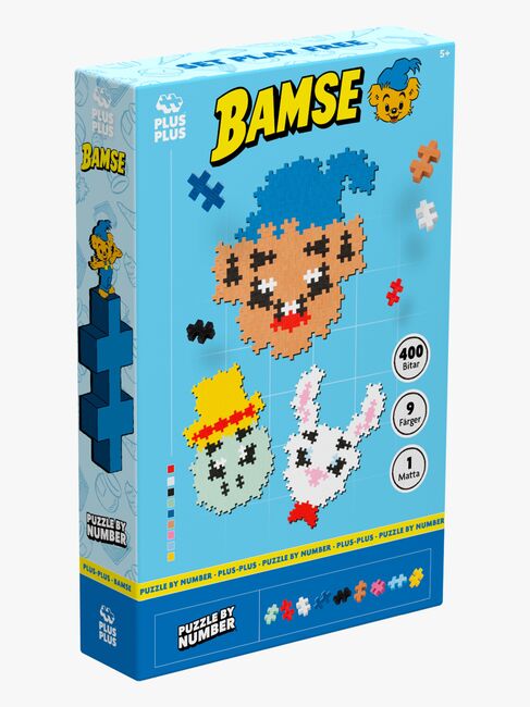 Plus-Plus Bamse, Skalman & Lille Skutt Byggesæt 400 Dele