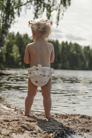 Lindberg Daisy Baby Badeble, Offwhite/Pink