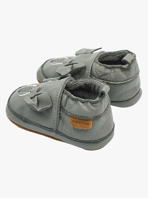 Mikk-Line Leather Hjemmesko, Elephant