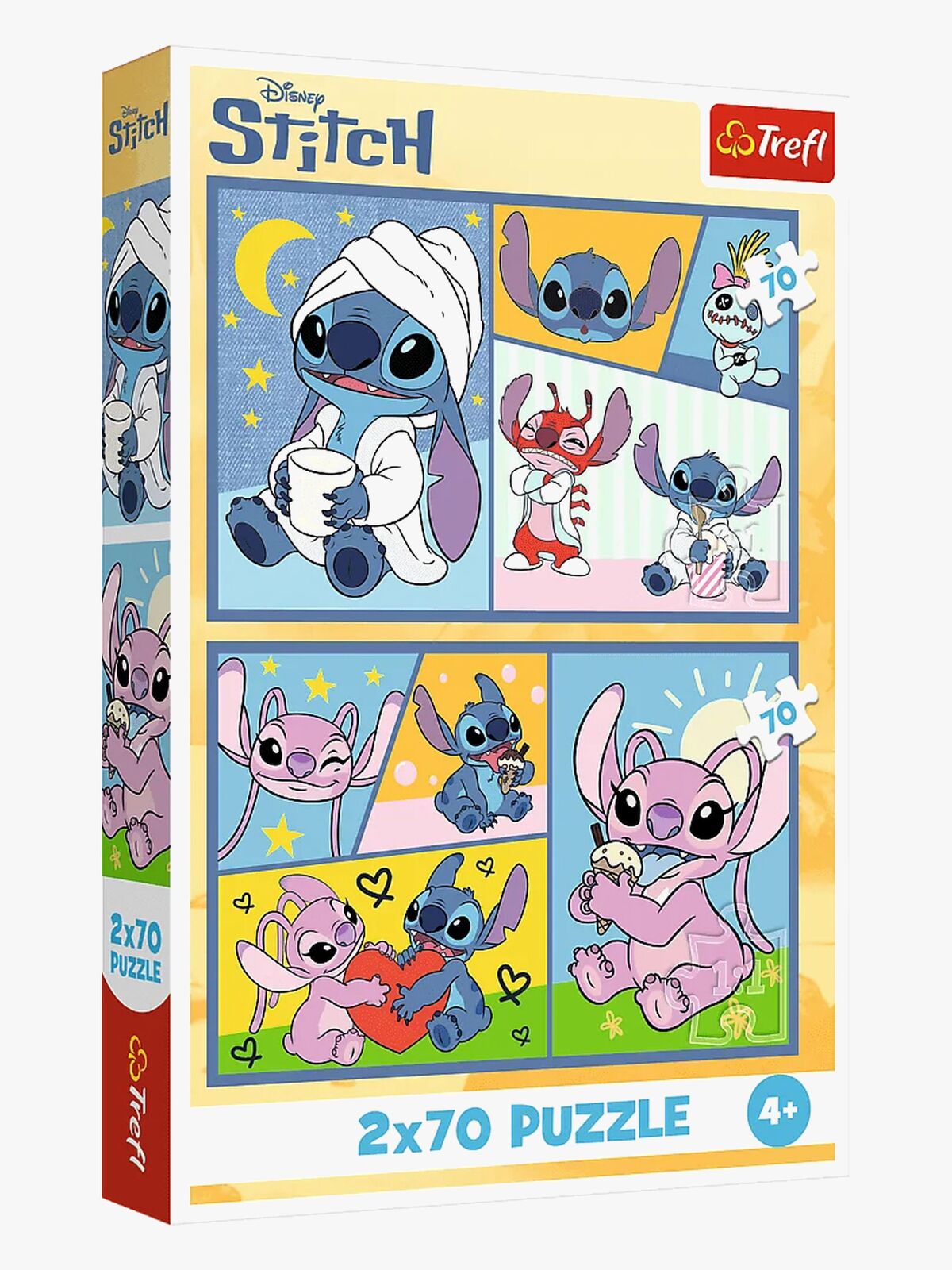 Disney Lilo & Stitch Puslespil 2x70 Brikker