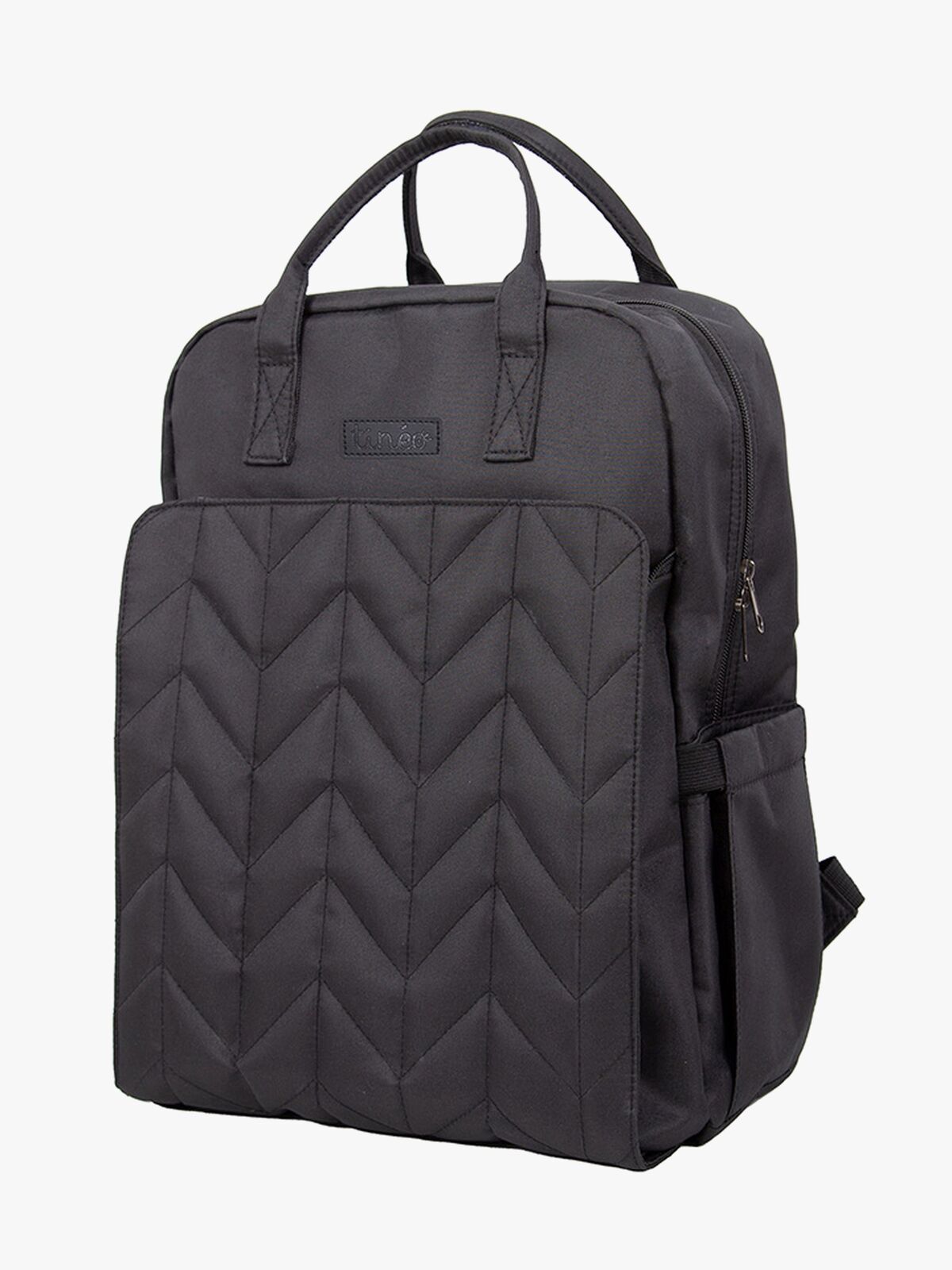 Tineo Pusletaske Rygsæk, Quilt Svart