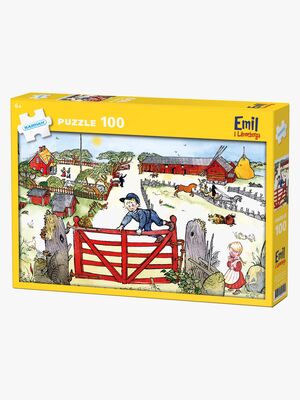 Kärnan Emil fra Lønneberg Puslespil 100 Brikker