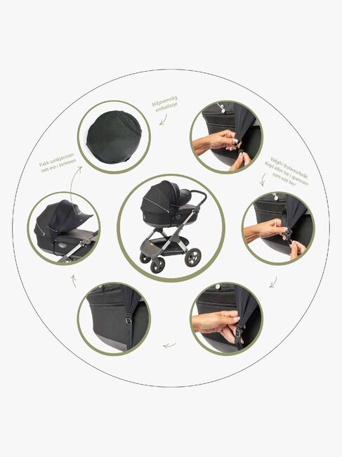 Tinkafu Solskærm Universal, Grå