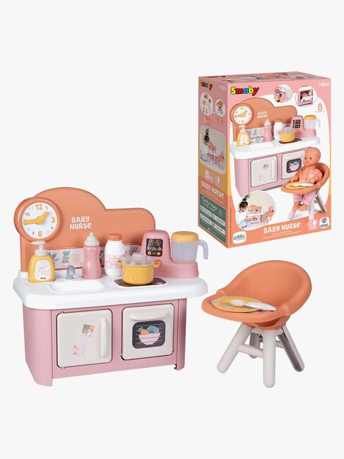 Smoby Baby Nurse Legekøkken med Dukkestol 7600220503-1499_1.jpg
