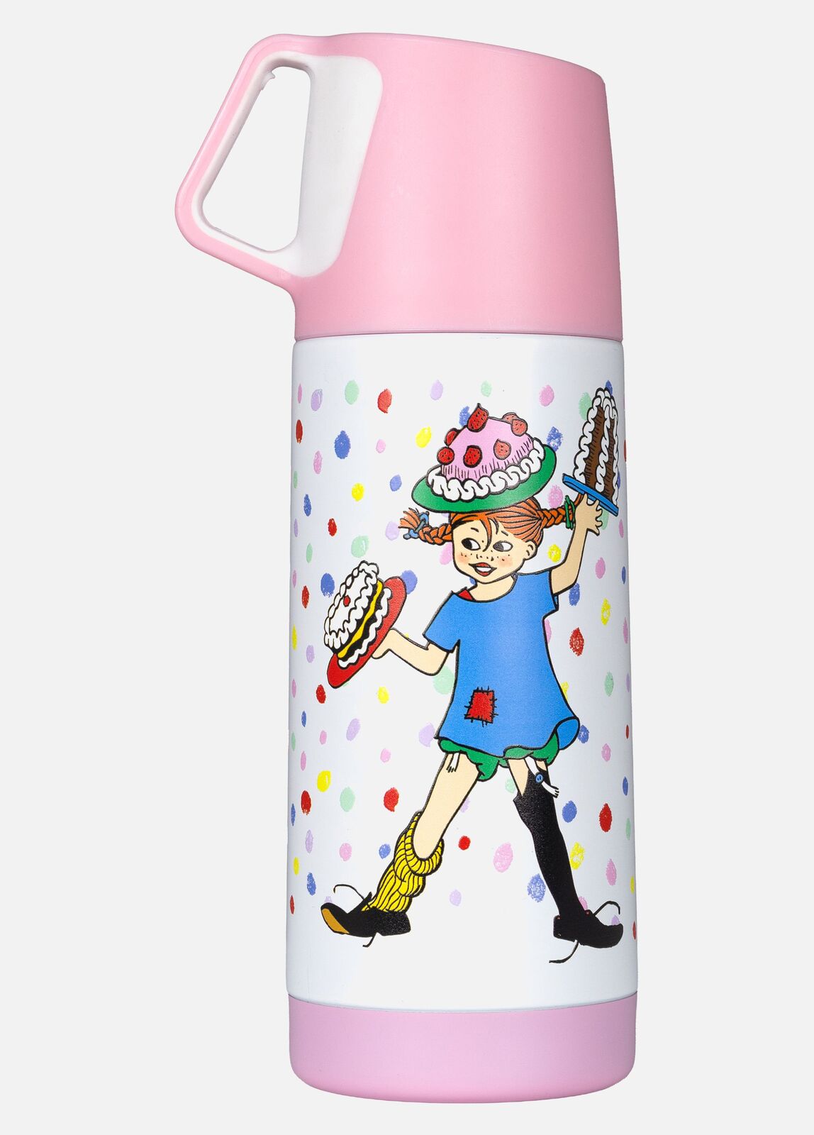 Pippi Langstrømpe Fødselsdag Termokande, Pink
