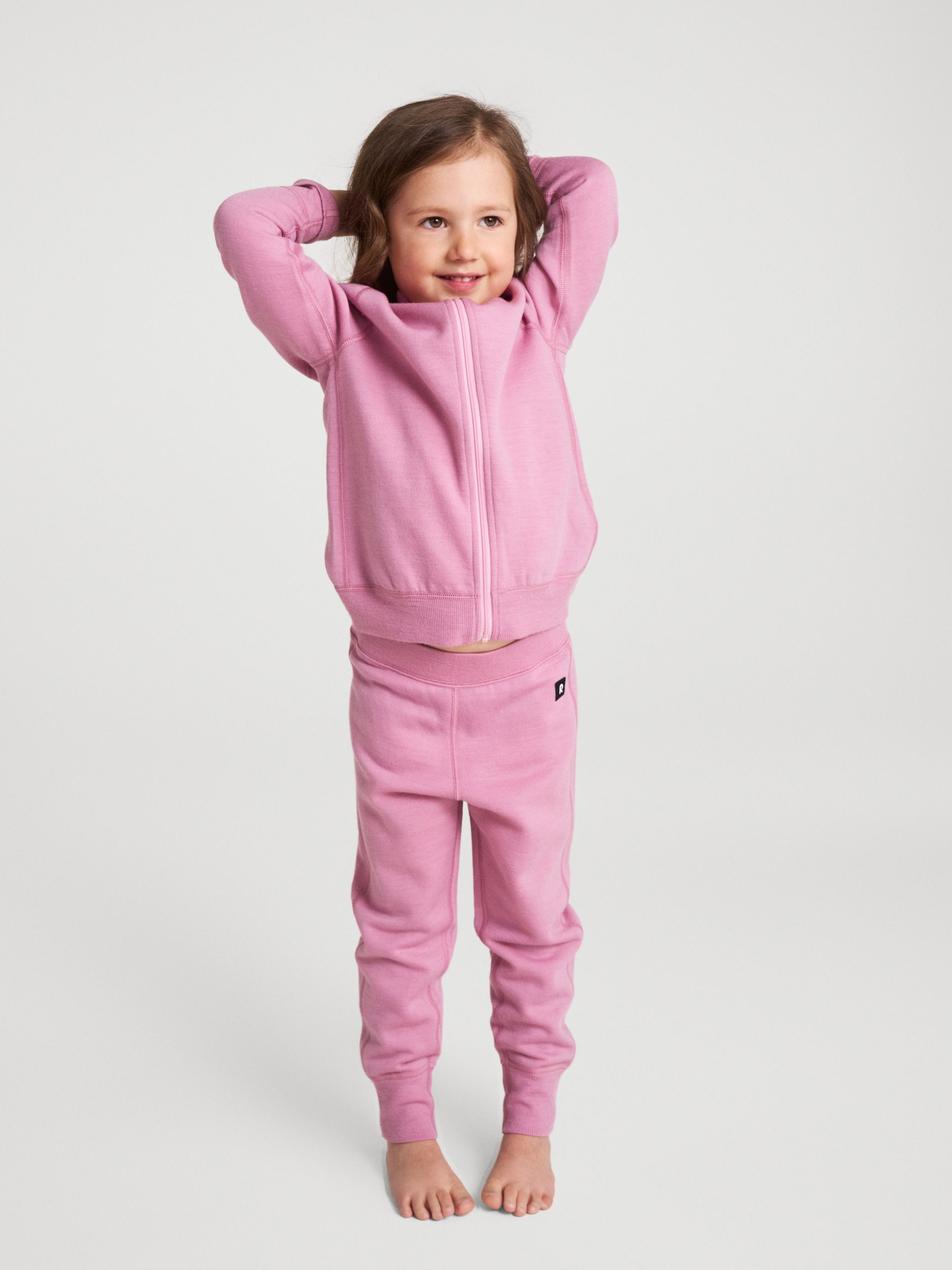 Reima Misam Uldbukser, Grey Pink, 134