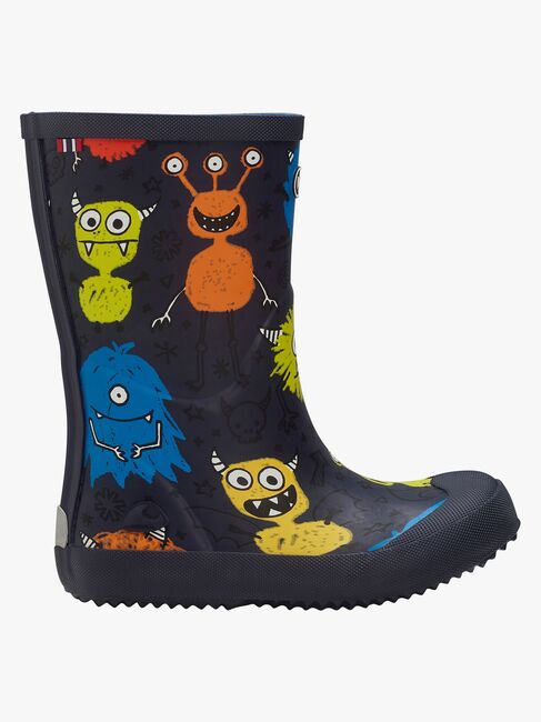 Viking Indie Print Gummistøvler, Navy/Multi