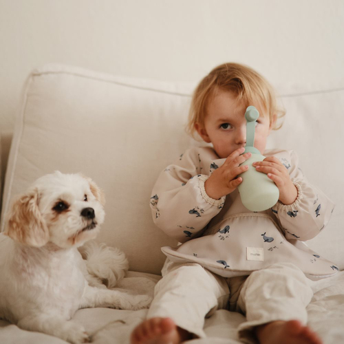 Mushie  Langærmet Hagesmæk, Whales