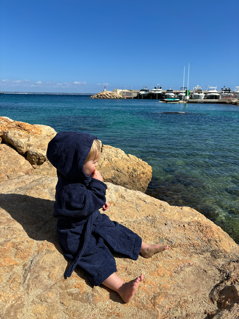 Nordbjørn Saltis Badekåbe, Navy