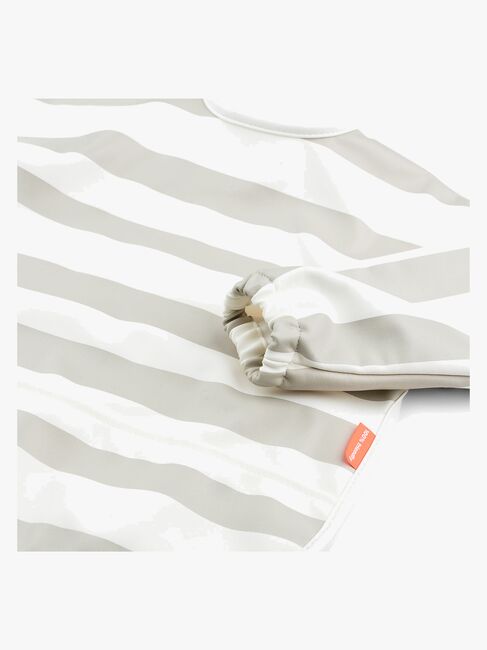 Done By Deer Langærmet Hagesmæk, Stripes Sand