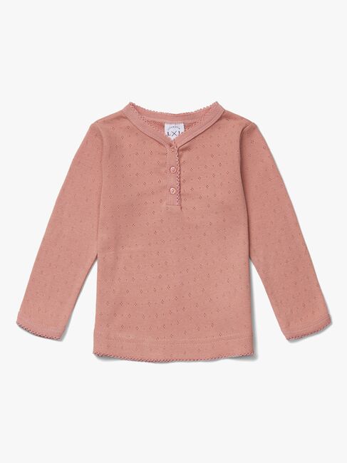 Luca & Lola Siena Langærmet T-shirt 2-pak, Pink