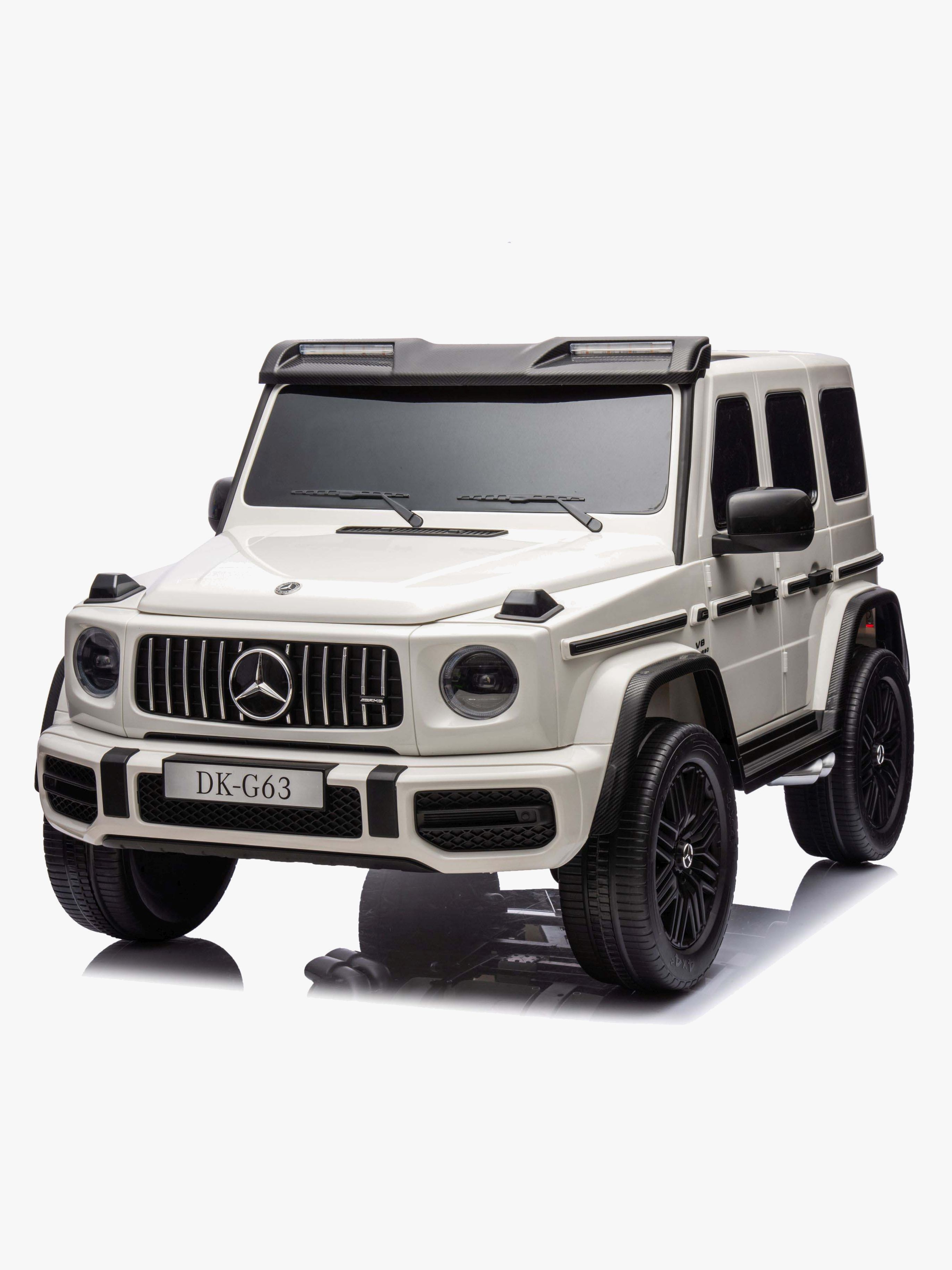 Mercedes Benz AMG G63 Elbil, Hvid, Køretøjer til børn
