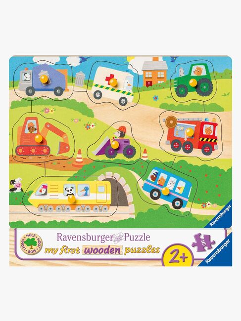 Ravensburger Knoppuslespil Yndlingskøretøjer 8 Brikker