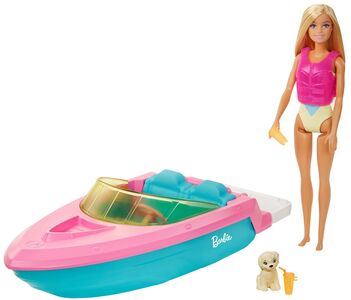 Barbie Dukke m. Båd