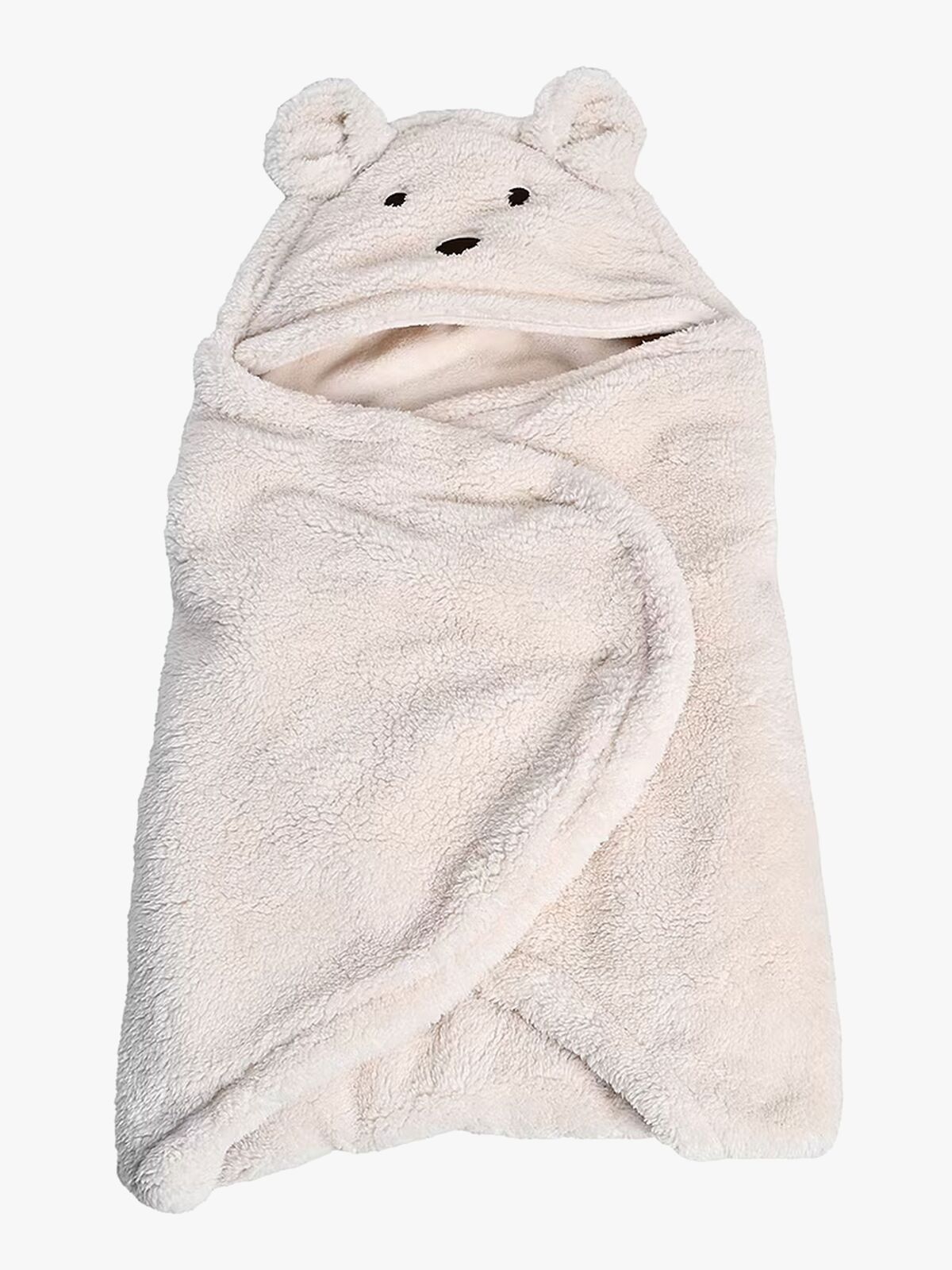 Mini Dreams Bjørn Svøbetæppe, Off White