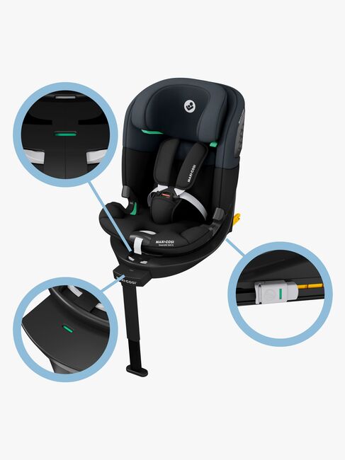 Maxi-Cosi Emerald 360 S Autostol, Tonal Black
