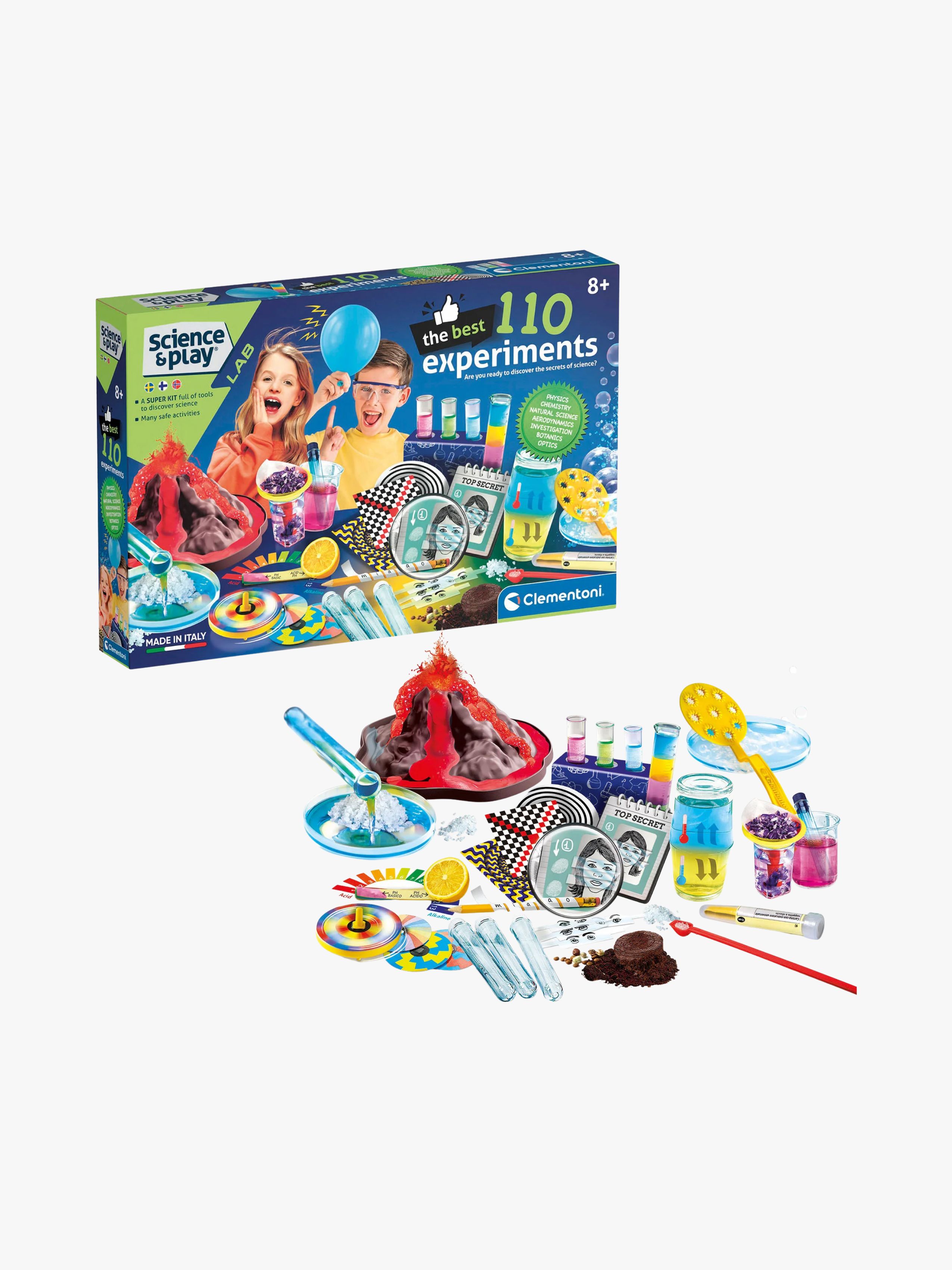 Clementoni Science & Play 110 Eksperiment Forskersæt
