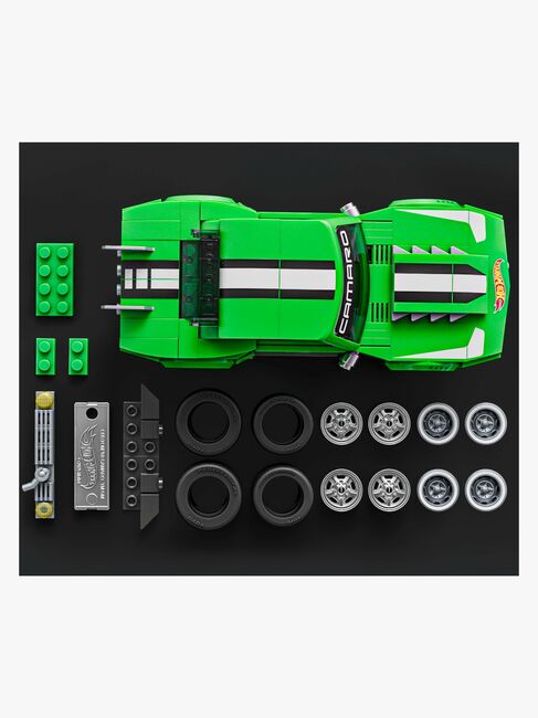 Mattel Brick Shop Hot Wheels Speed Series Brick Shop Hot Wheels Byggesæt Custom ’68 Camaro 289 Dele
