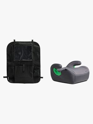 Beemoo Raise 2 i-Size Selepude inkl. Beemoo Smart Organizer, Mineral Grey