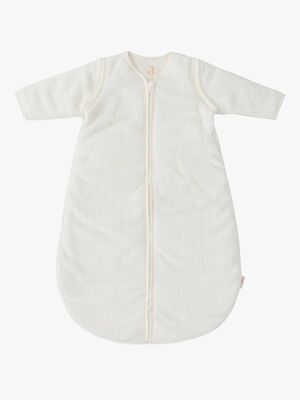 Jollein Sovepose med Aftagelig Ærmer Rundt 90 cm, Rib Ivory