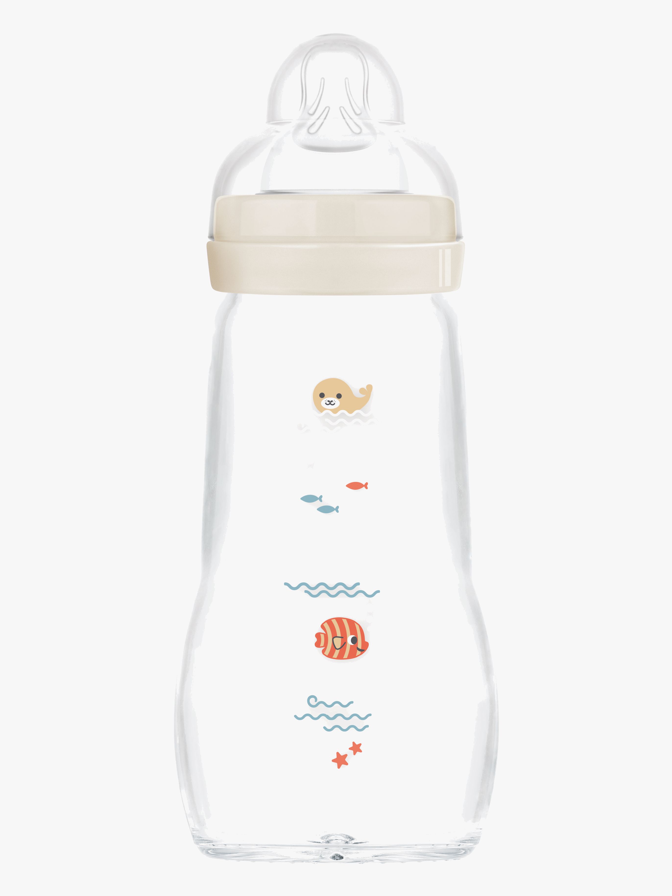 MAM Feel Good Sutteflaske Glas 260 ml, Neutral
