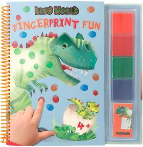 Dino World Fingerprint Fun Malebog