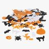 Creativ Company Halloween Pailleter, Sort/orange/hvid