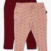 Luca & Lola Linda Leggings 2-pak, Pink/Wine