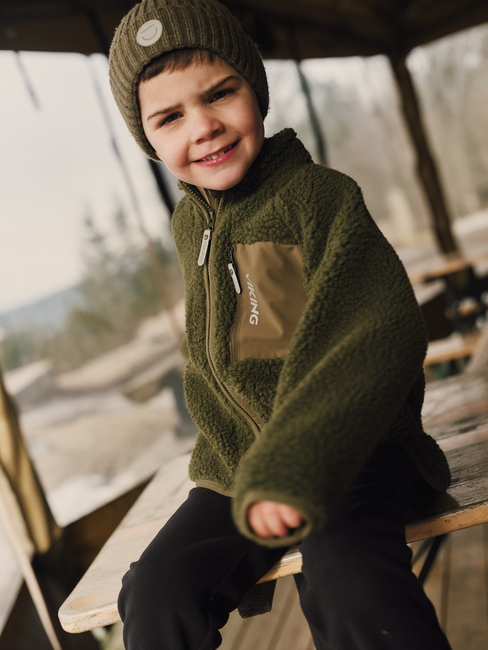 Viking Playtime Fleecetrøje, Olive