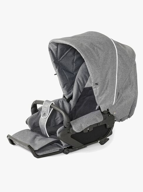 Nordic Crown Promenad Tekstilsæt Klapvognsdel, Grå Melange