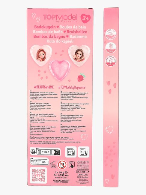 TOPModel BEAUTY and ME Badebombe Hjerte 3-pak