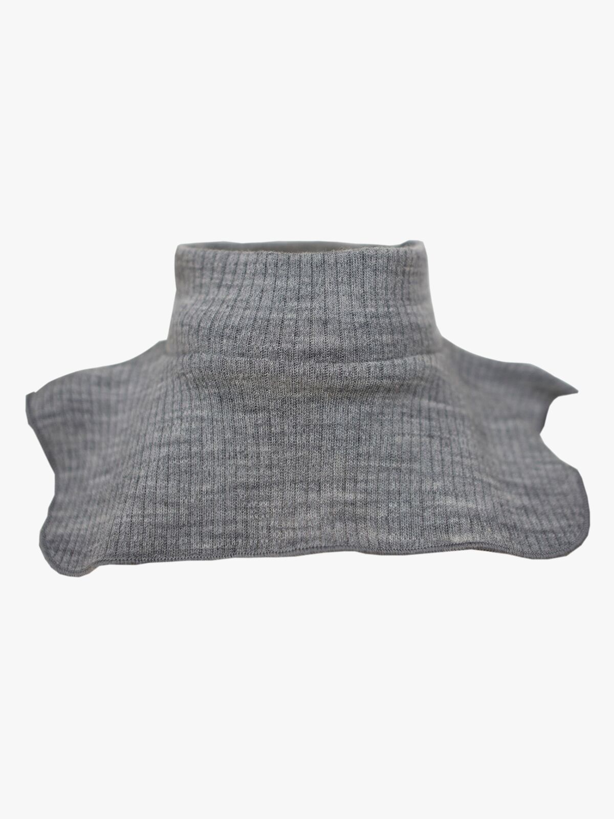 Lindberg Rib Baby Halsedisse Merinould, Grey Melange