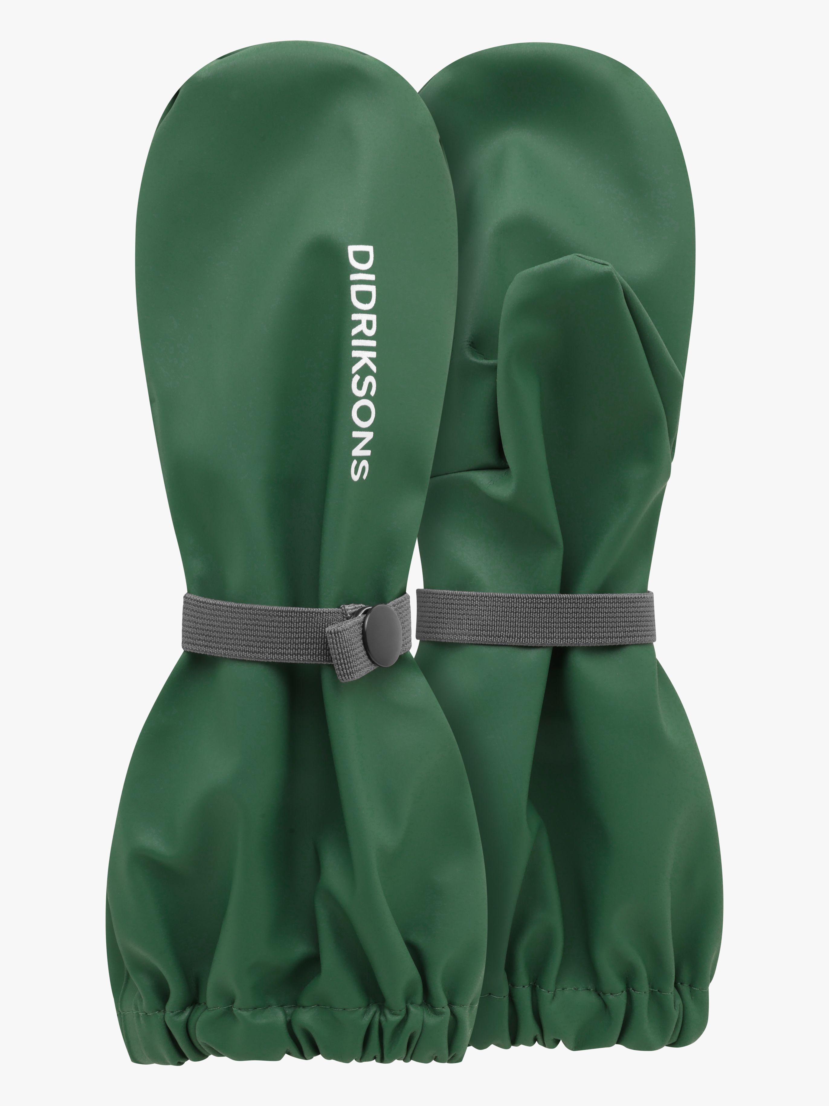 Didriksons Glove Regnvanter, Dark Moss, 4-6 år, Regntøj børn