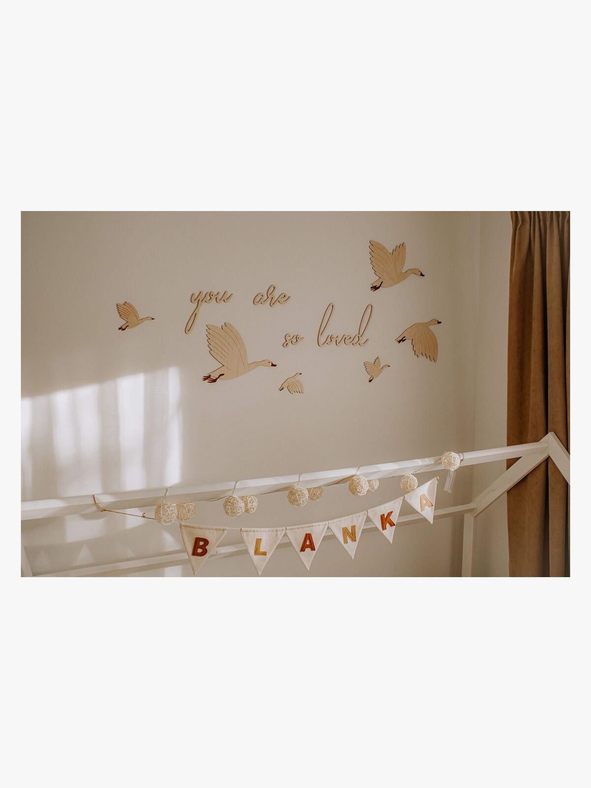 lis wycina You Are So Loved 2 Vægdekoration Gæs