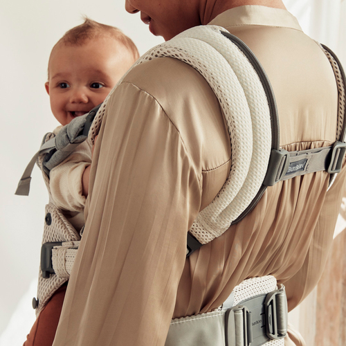 BabyBjörn Harmony Bæresele 3D Mesh, Off White