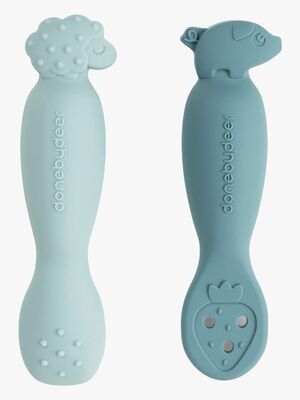 Done By Deer Tiny Farm Skeer 2-pak, Blue