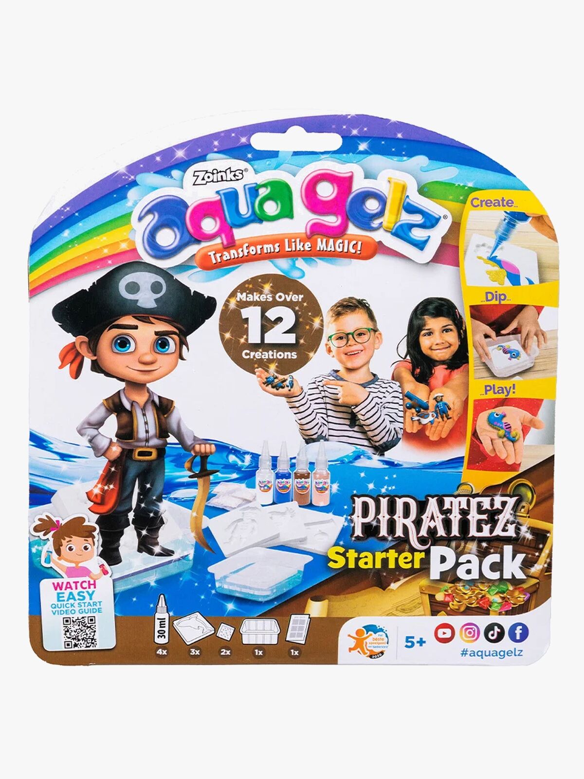 Aqua Gelz DIY-startsæt Pirater