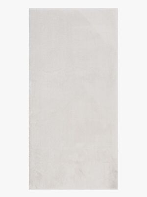 KM Carpets Cozy Gulvtæppe 80x160, White