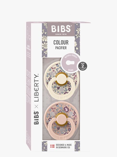 BIBS x Liberty Colour Sut 2-Pak Latex Str. 2 Rund, Eloise/Blush Mix