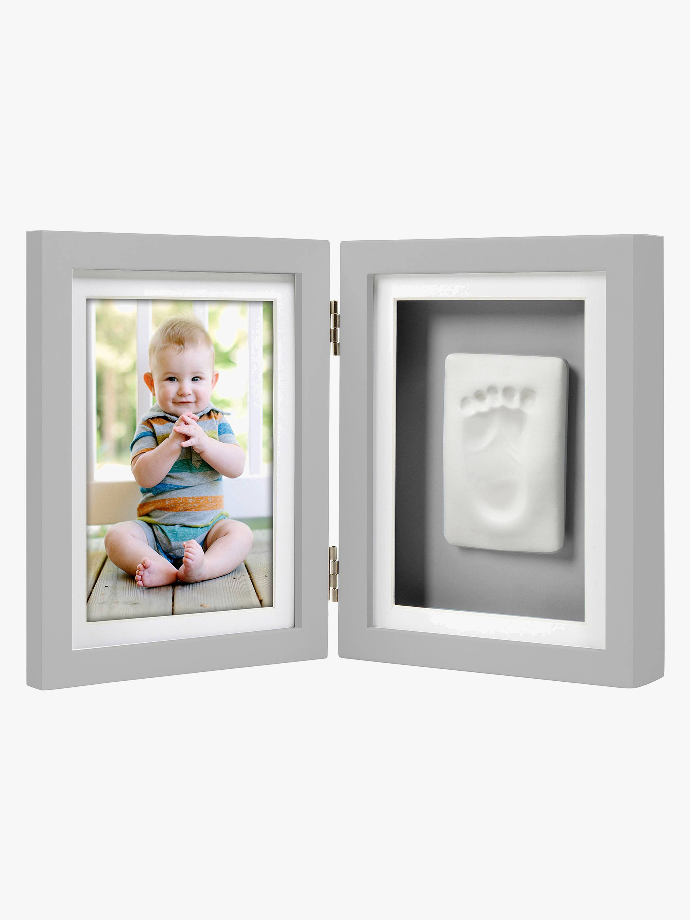 Pearhead Babyprints Ramme Dobbel, Grå