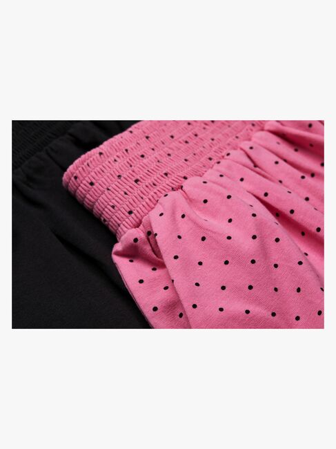 Luca & Lola Doro Nederdel 2-pak, Pink/Black