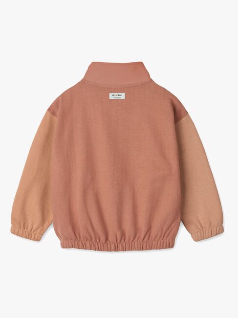 LIEWOOD Cassius Zip Trøje, Tuscany Rose Multi Mix