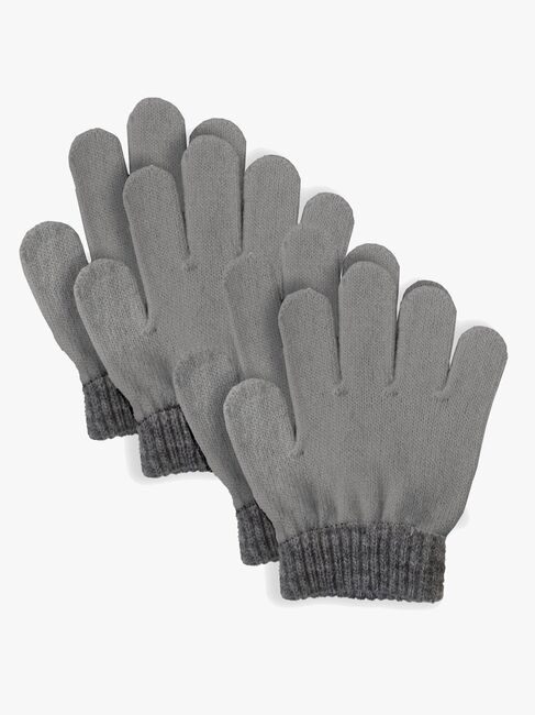 Lindberg Sundsvall Vanter Uldmix 2-pak, Grey/Anth