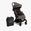 Beemoo Easy Fly Lux 4 Klapvogn inkl. Transporttaske, Gull Grey