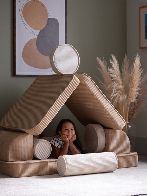 Wigiwama Play Bygbar Sofa 78x132 cm, Brown Sugar