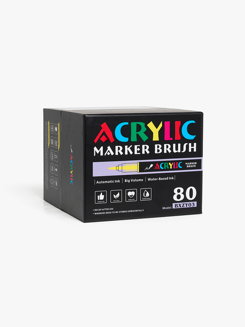 Fippla Akryltusser 80-pak