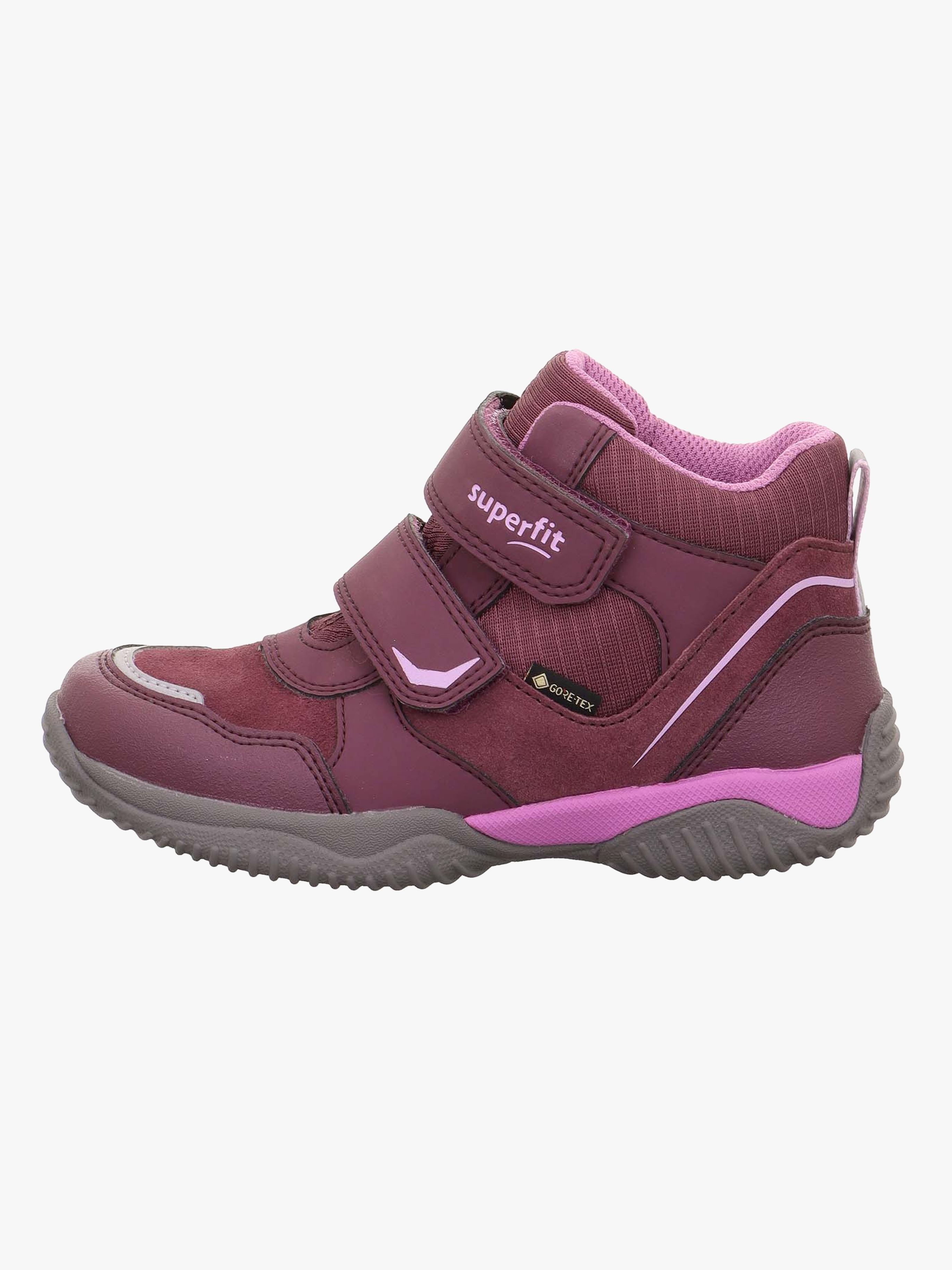 Superfit Storm GTX Vandtætte Mid Sneakers, Red/Purple, 31